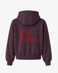 Oversized Hoodie - Tell him he’s an Arschloch