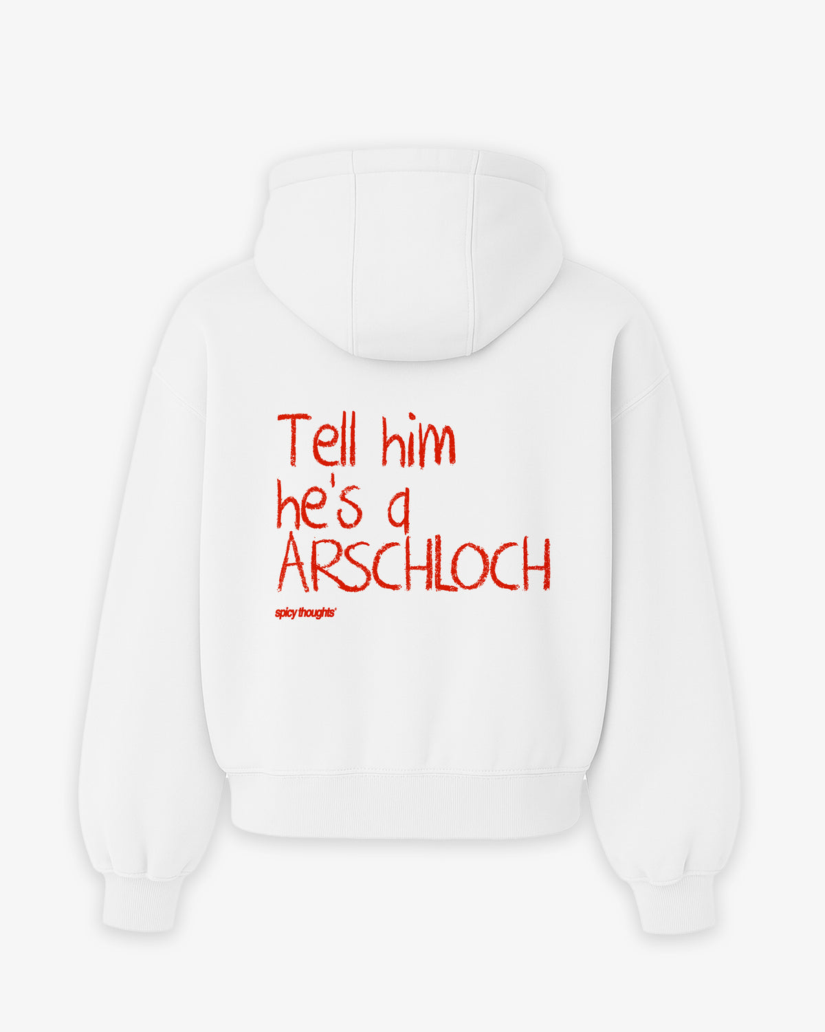 Oversized Hoodie - Tell him he’s an Arschloch