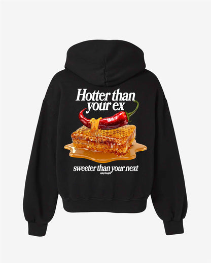 Oversized Hoodie Black - Hotter than your Ex