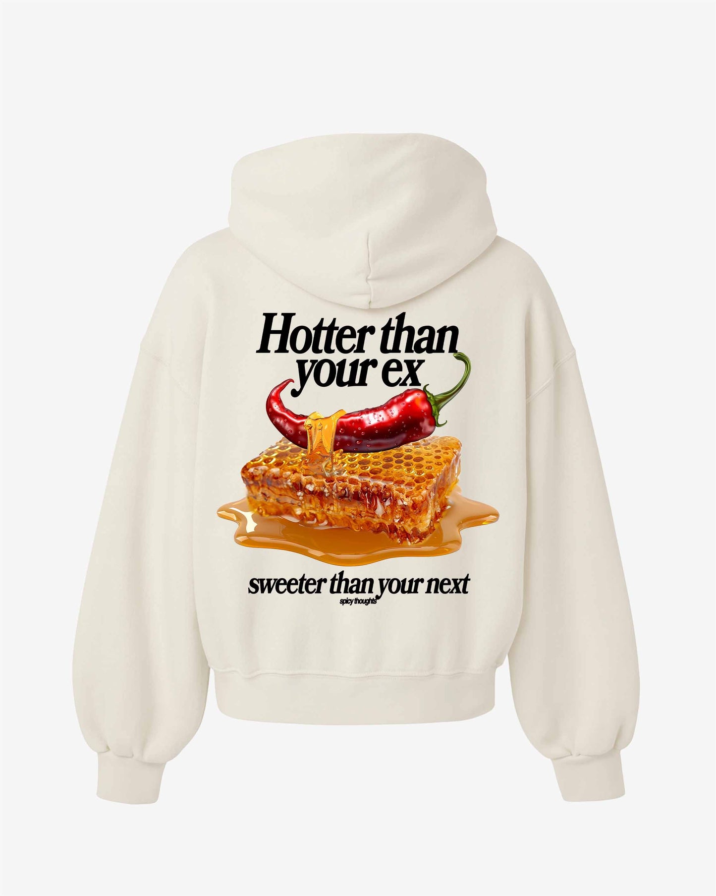 Oversized Hoodie Black - Hotter than your Ex