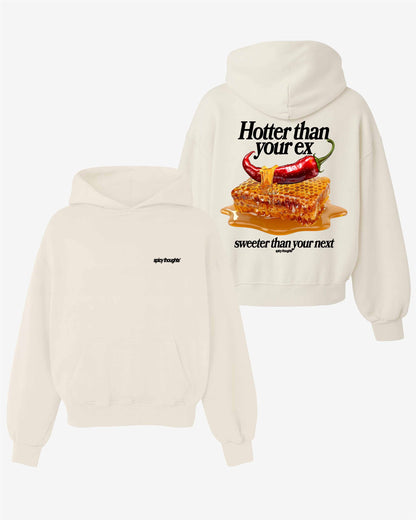 Oversized Hoodie Black - Hotter than your Ex