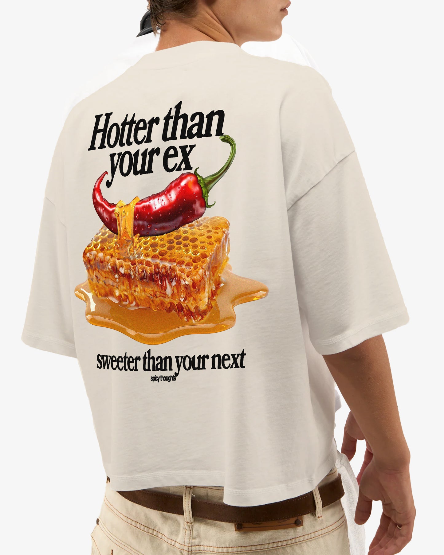 Heavy Oversized Tee - Hotter than your Ex