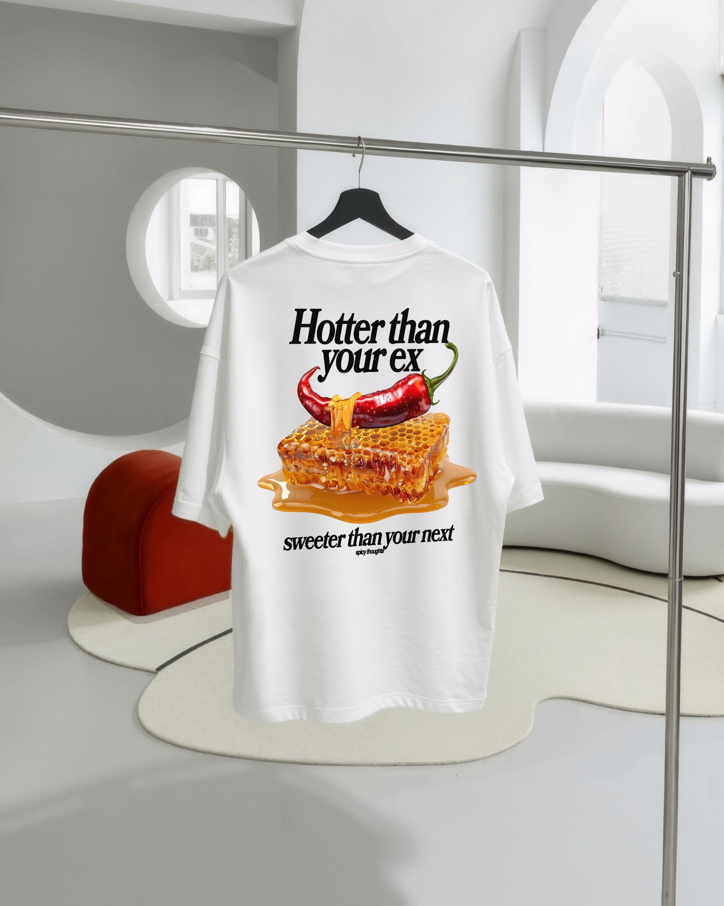 Heavy Oversized Tee - Hotter than your Ex