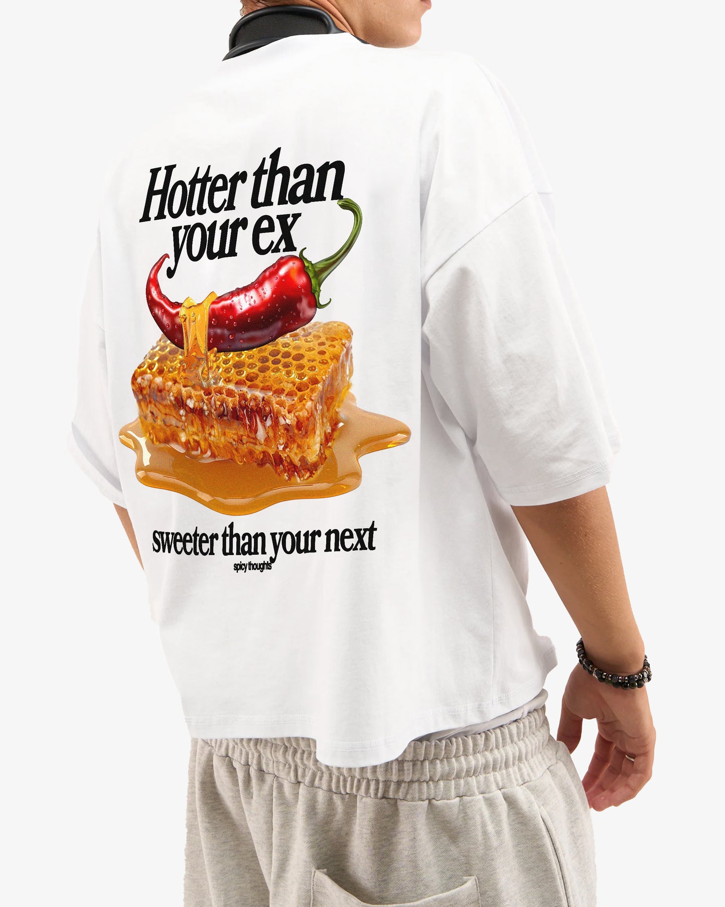Heavy Oversized Tee - Hotter than your Ex