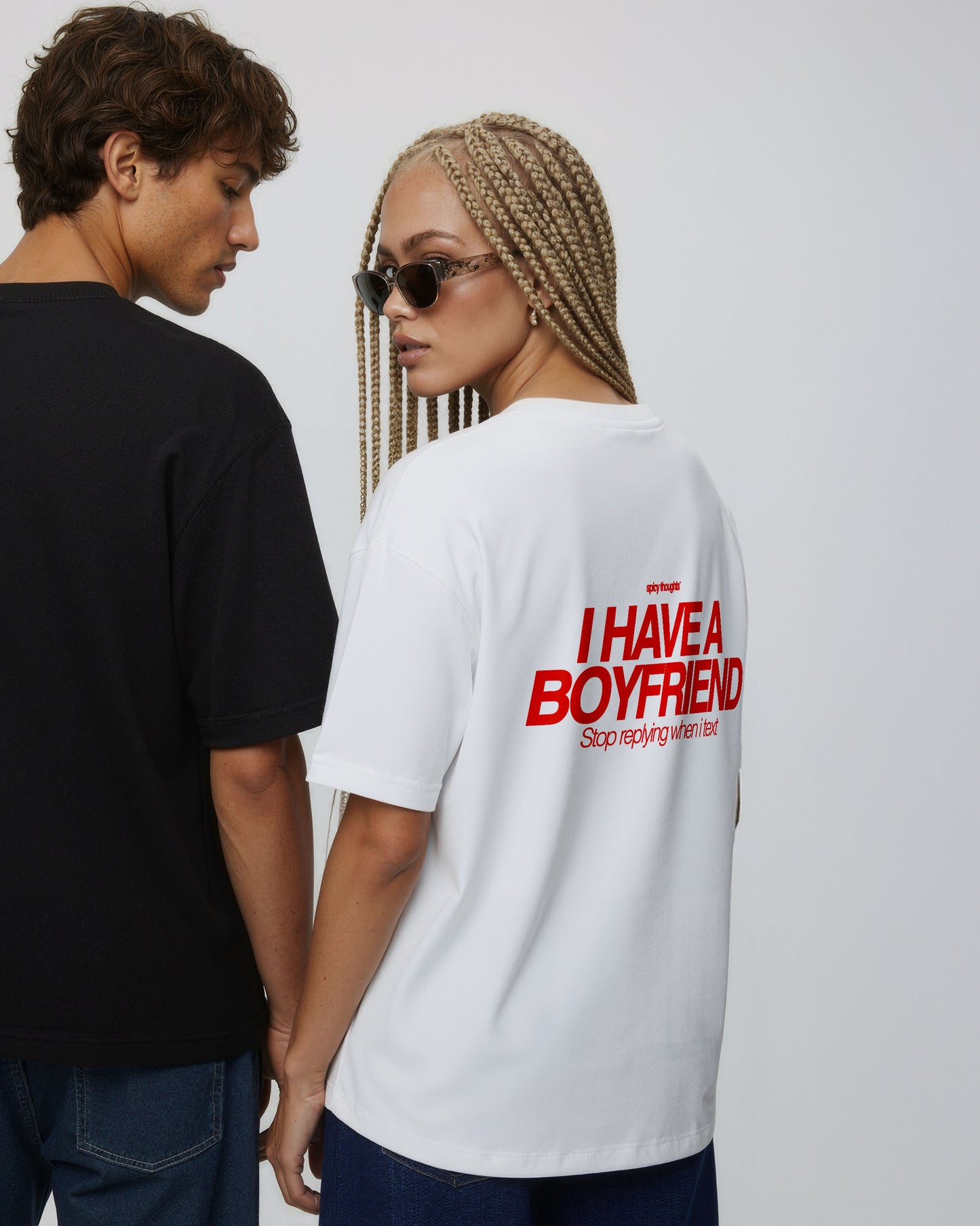 Heavy Oversized Tee - I Have a Boyfriend