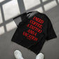 Heavy Oversized Tee - I Need Coffee, a Tattoo and a Vacation
