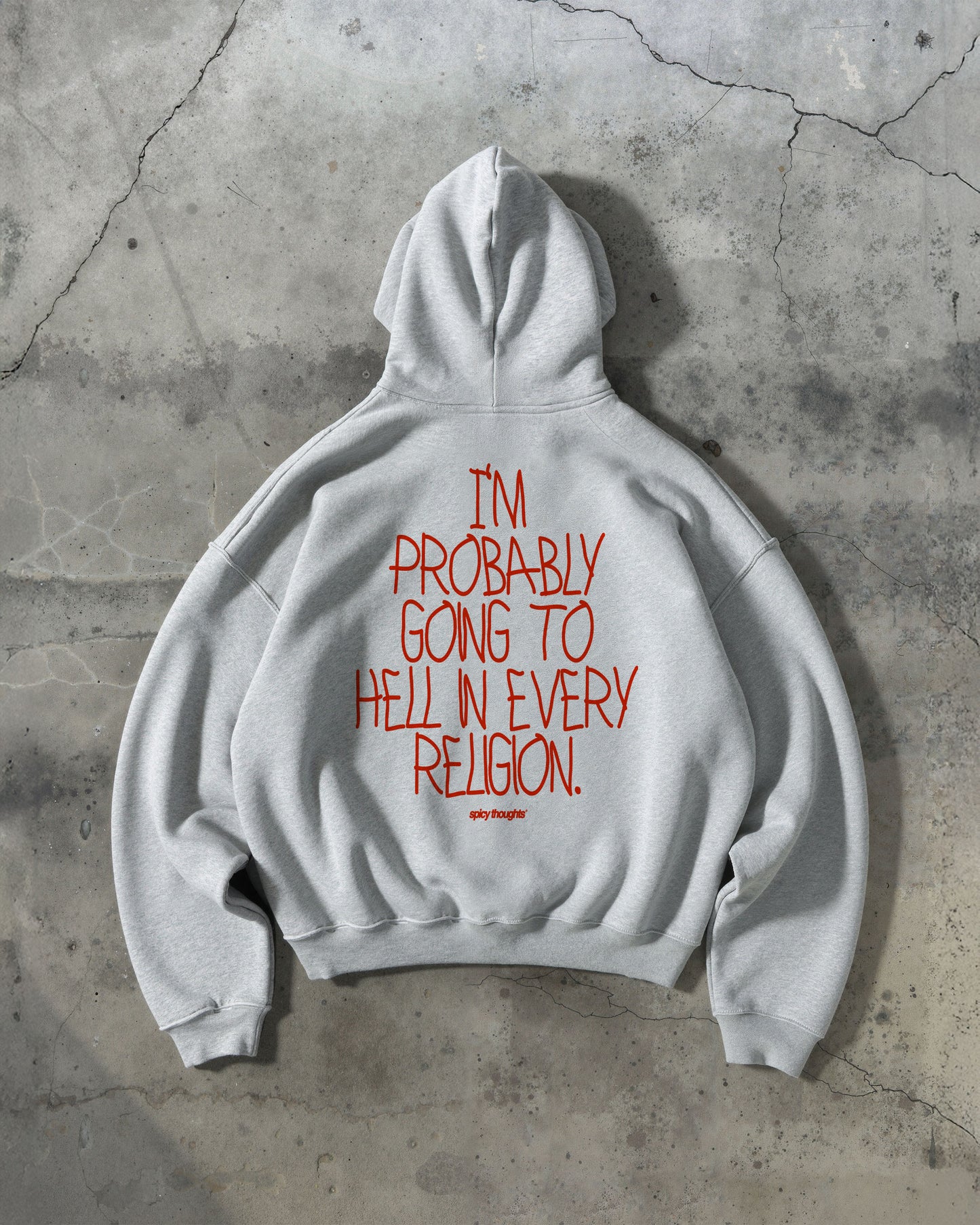 Oversized Hoodie - Going to Hell in Every Religion