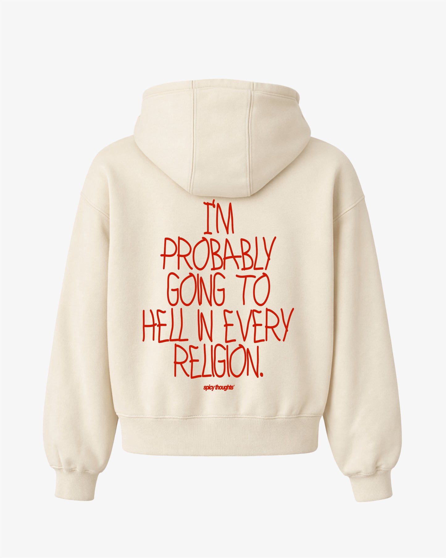 Oversized Hoodie - Going to Hell in Every Religion