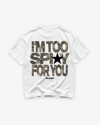 Heavy Oversized Tee - I’m Too Spicy For Yo
