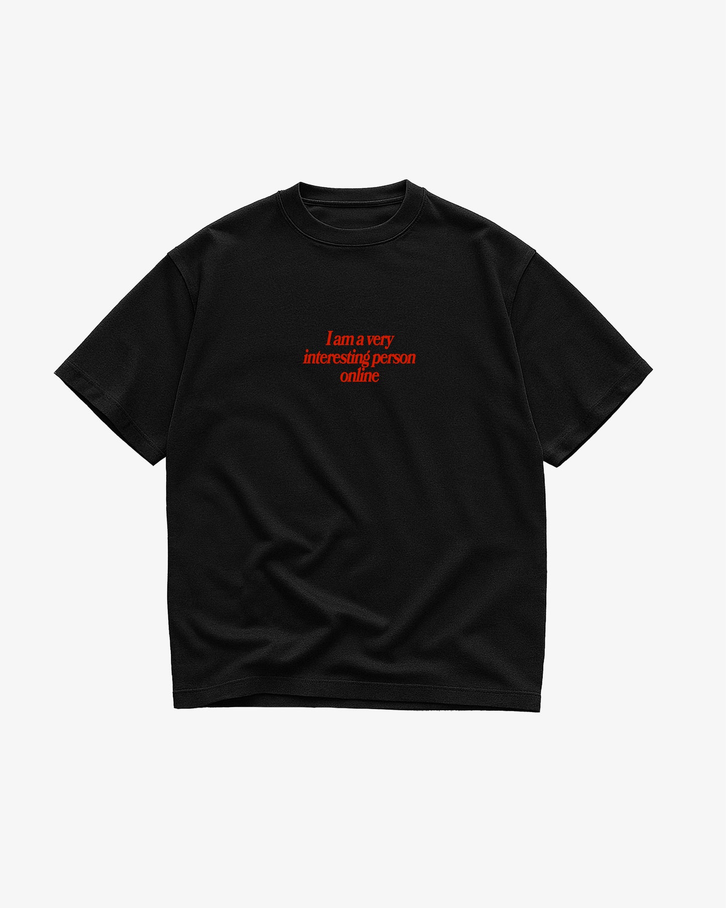 Heavy Oversized Tee - Interesting Person Online