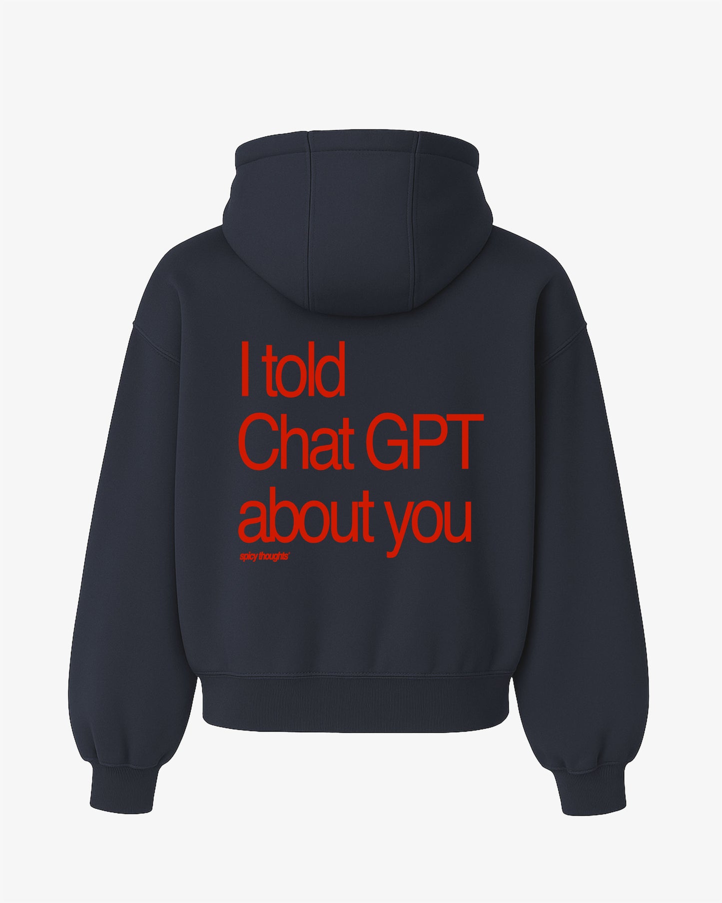 Oversized Hoodie - I Told Chat GPT About You