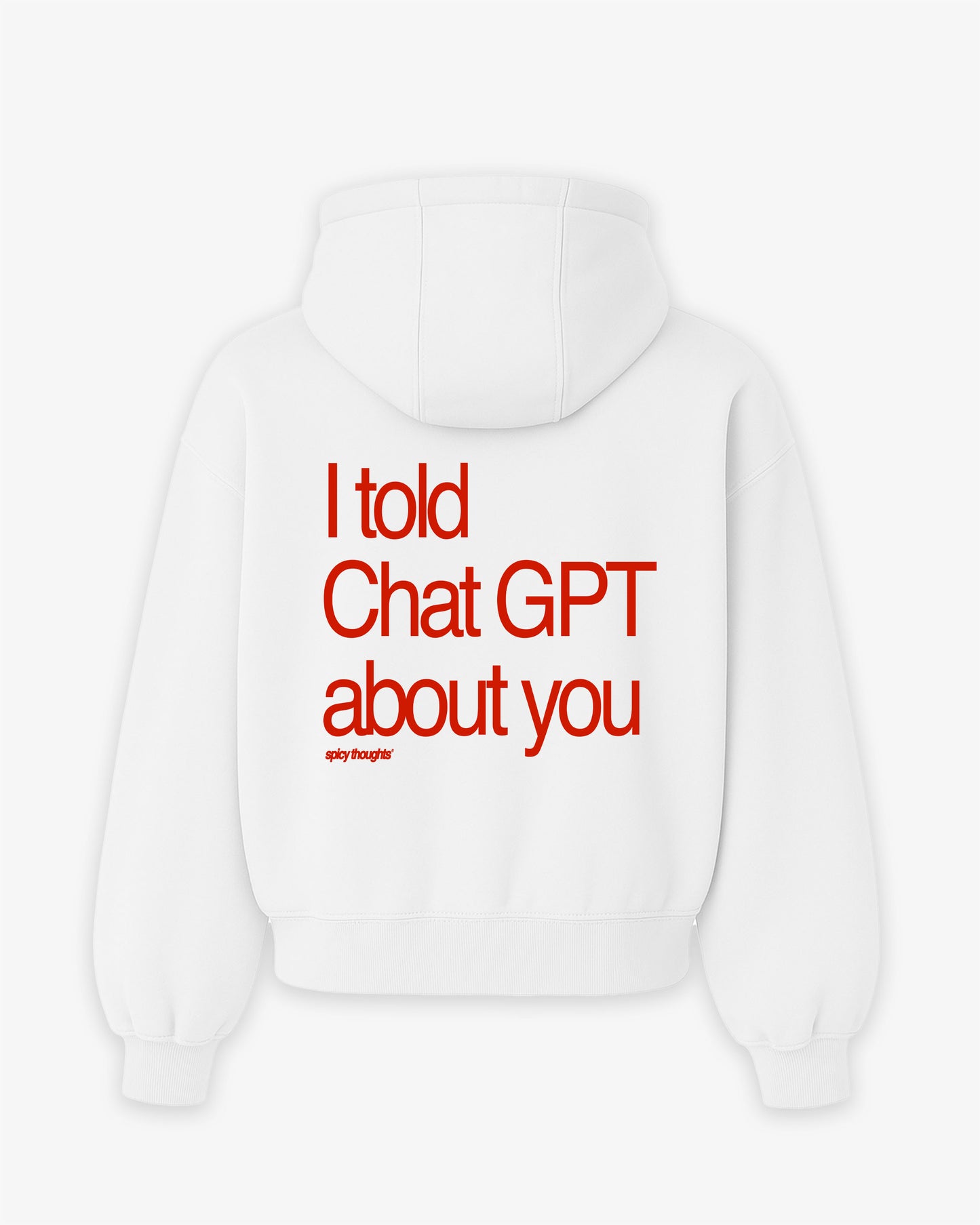 Oversized Hoodie - I Told Chat GPT About You