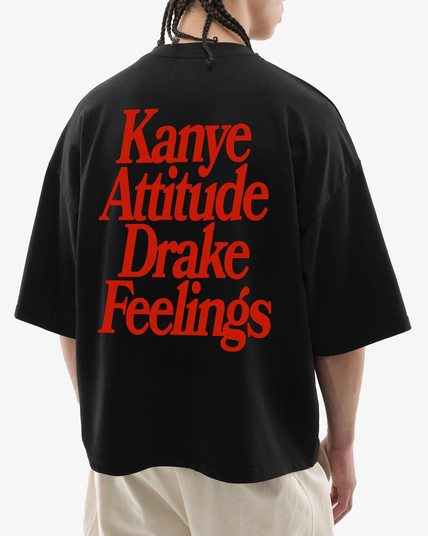 Heavy Oversized Tee - Kanye x Drake