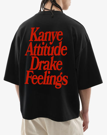 Heavy Oversized Tee - Kanye x Drake