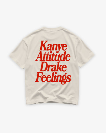 Heavy Oversized Tee - Kanye x Drake