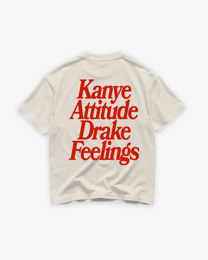 Heavy Oversized Tee - Kanye x Drake