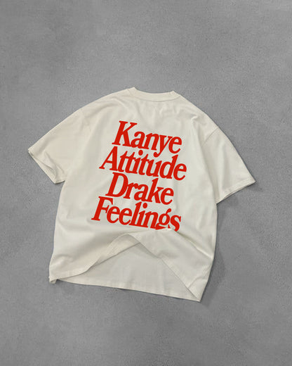 Heavy Oversized Tee - Kanye x Drake