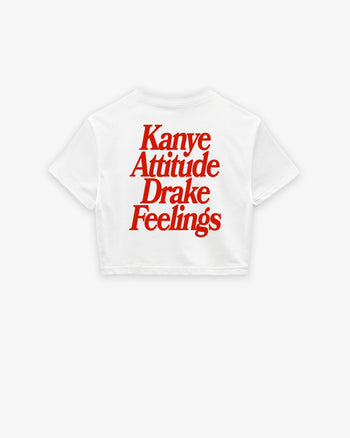 Oversize Cropped Tee - Kanye x Drake
