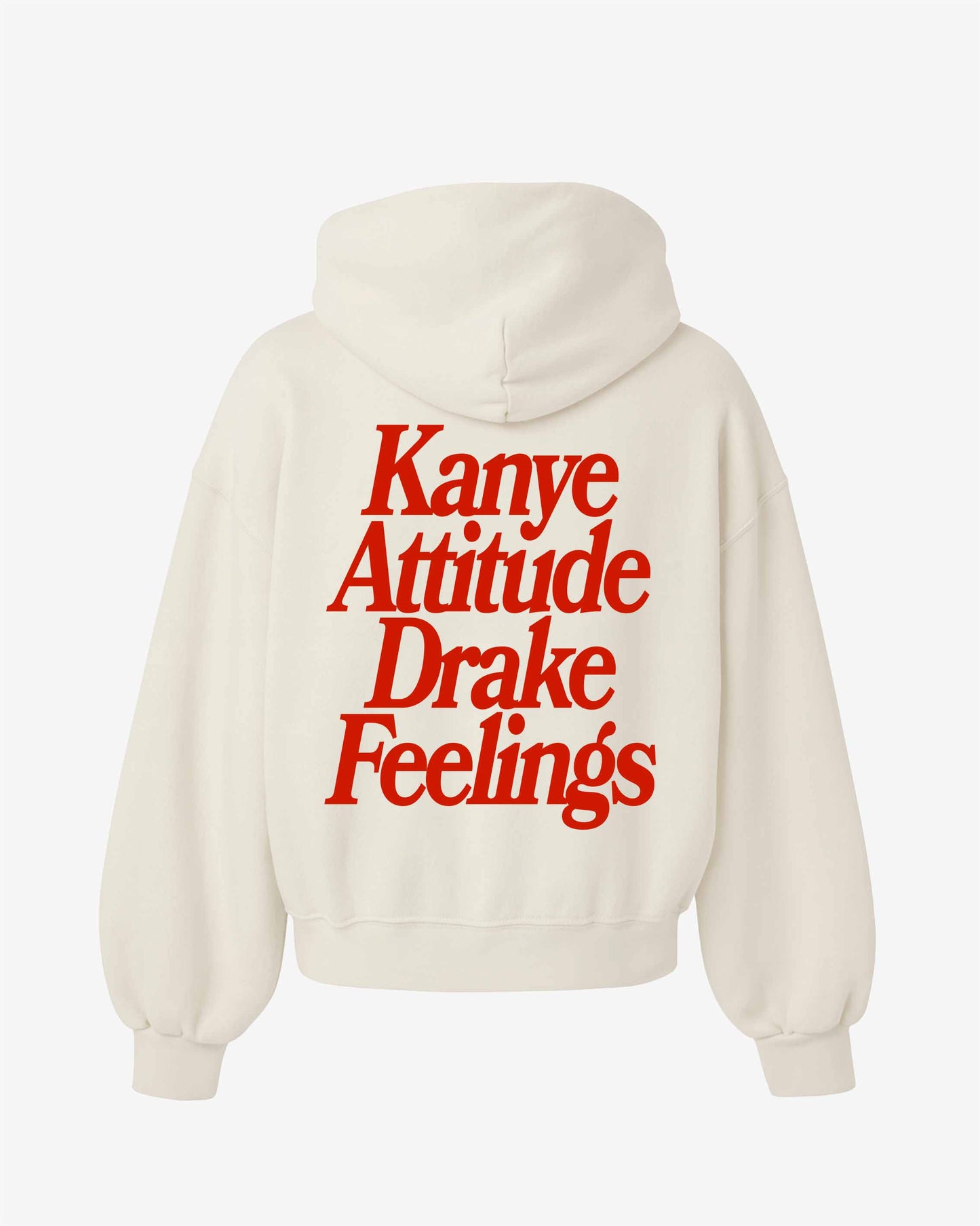 Oversized Hoodie Black - Kanye x Drake
