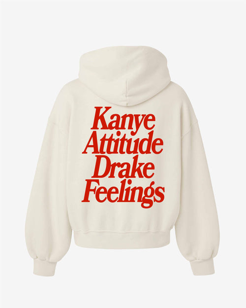Oversized Hoodie Black - Kanye x Drake