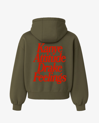 Oversized Hoodie - Kanye x Drake