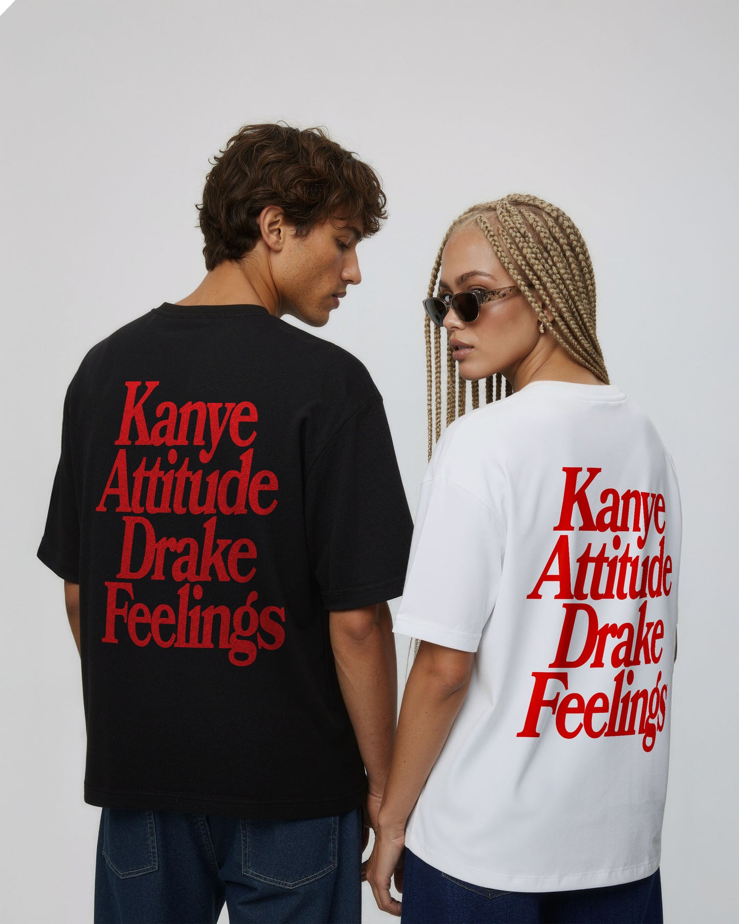 Heavy Oversized Tee - Kanye x Drake