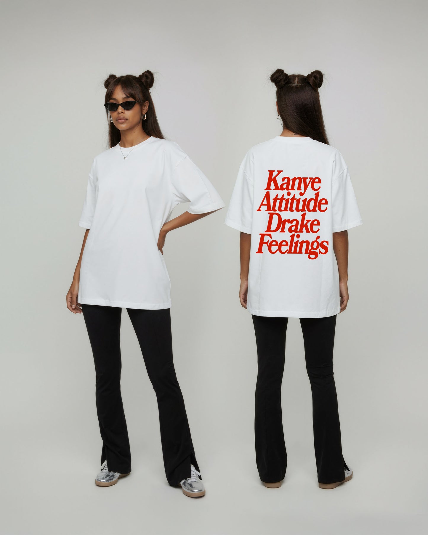 Heavy Oversized Tee - Kanye x Drake