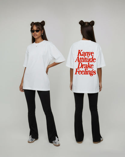Heavy Oversized Tee - Kanye x Drake