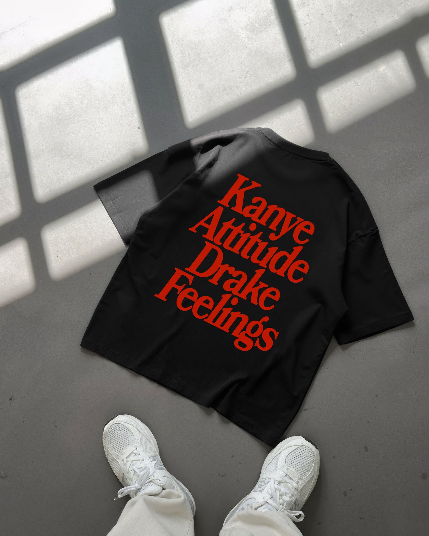 Heavy Oversized Tee - Kanye x Drake