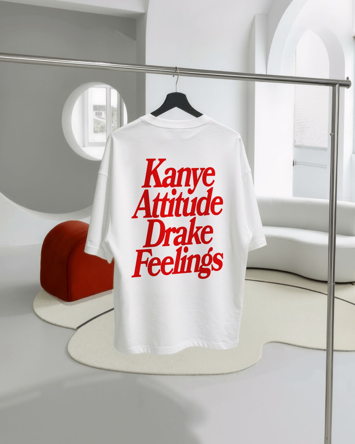 Heavy Oversized Tee - Kanye x Drake