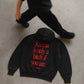 Oversized Hoodie - Karma Is Only a Bitch If You Are