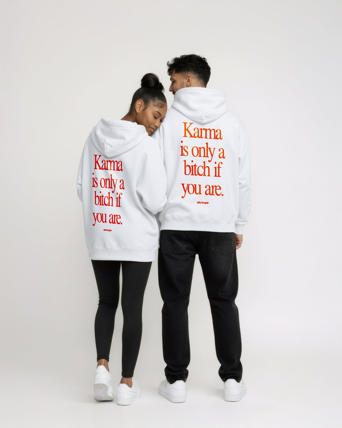 Oversized Hoodie - Karma Is Only a Bitch If You Are