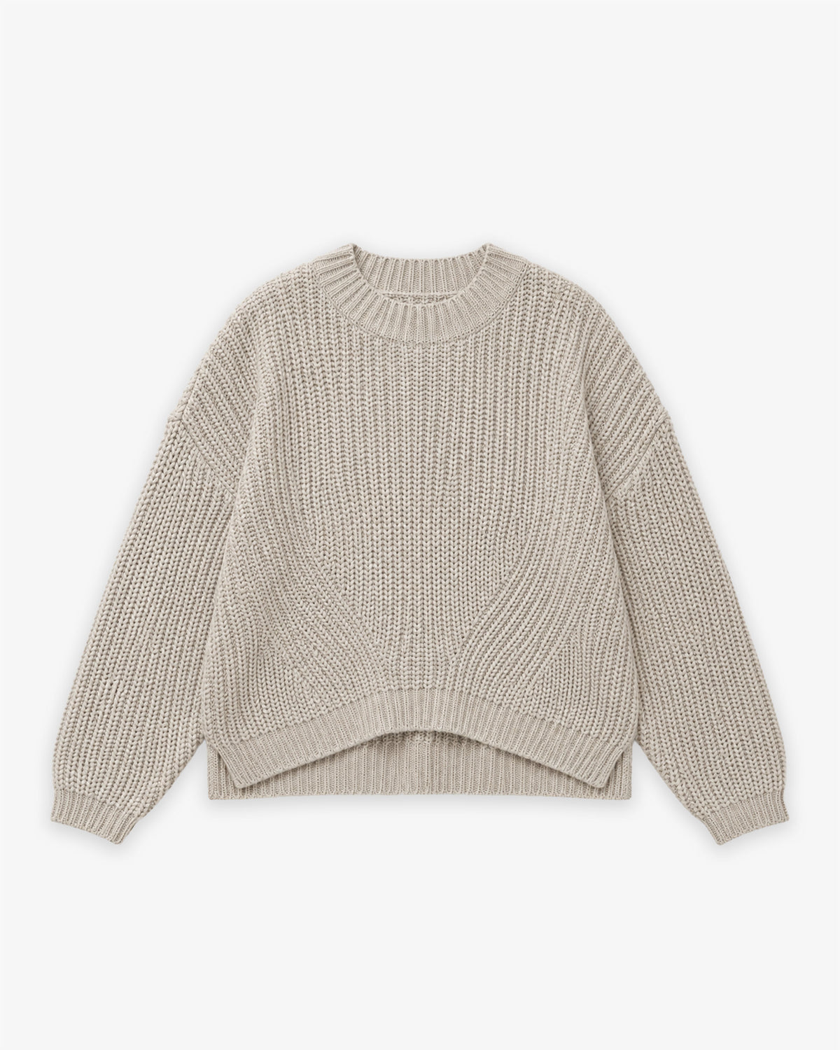 Cropped Knitted Sweater Girls