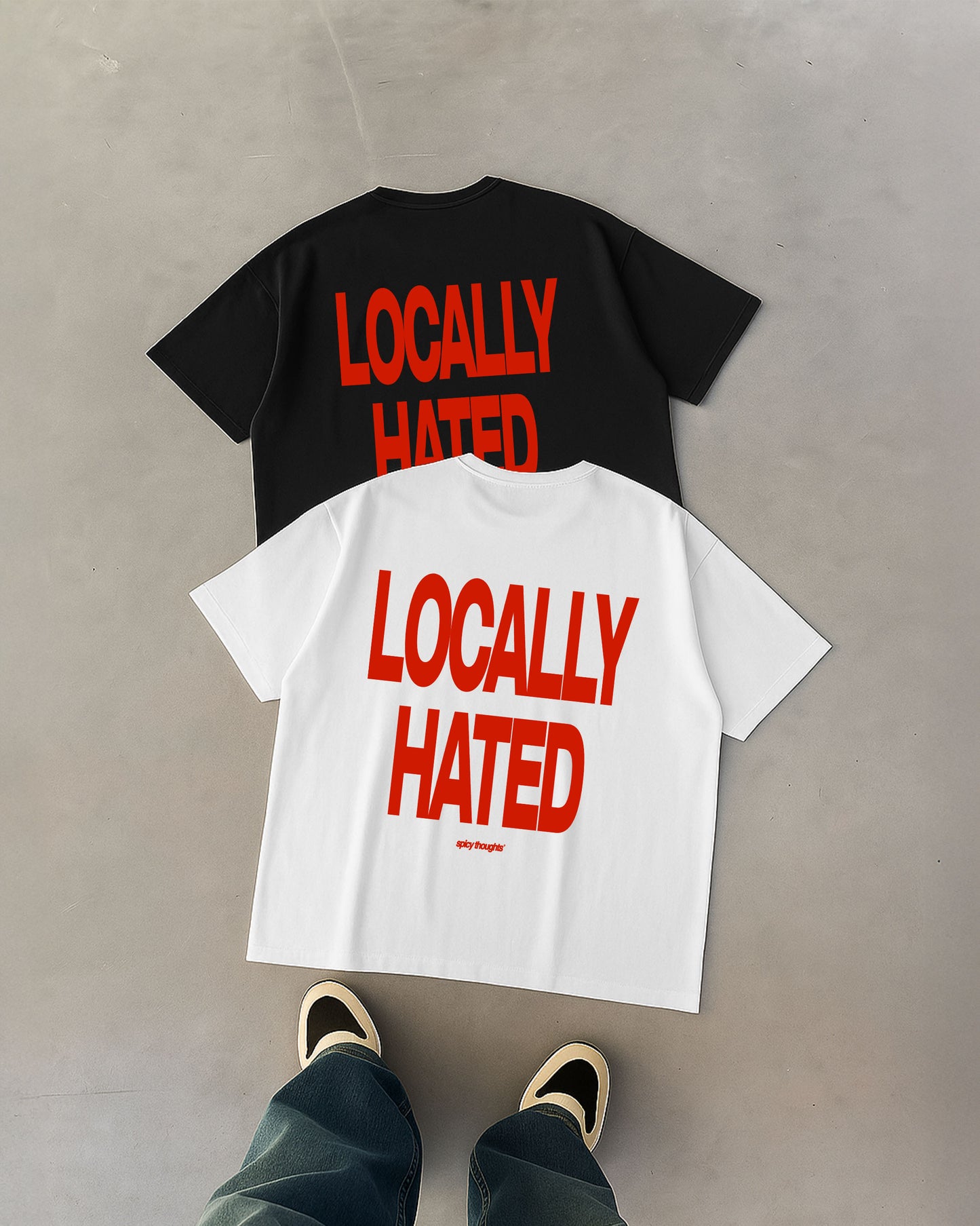 Heavy Oversized Tee - Locally Hated