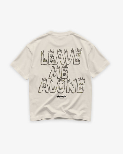 Heavy Oversized Tee - Leave Me Alone