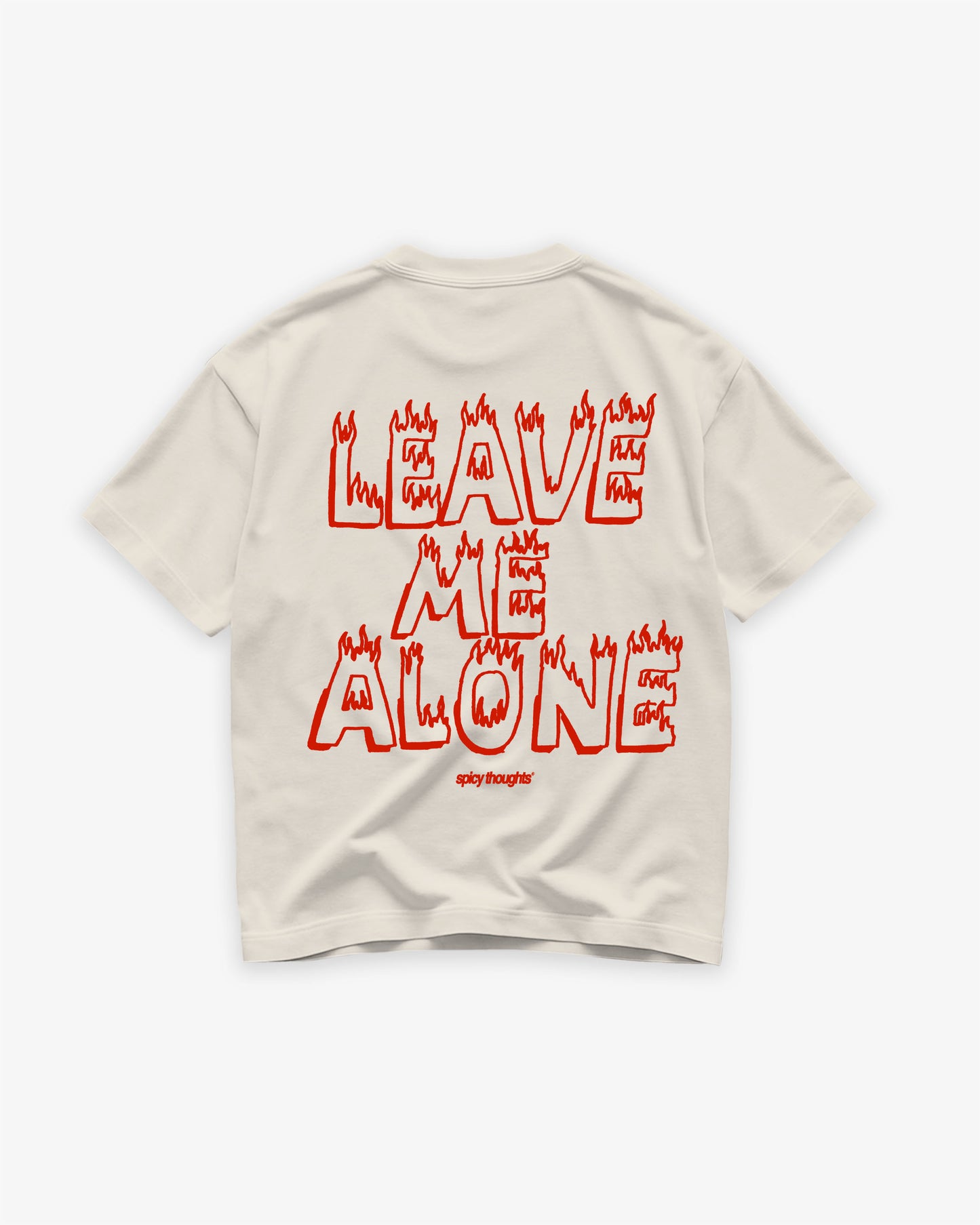 Heavy Oversized Tee - Leave Me Alone