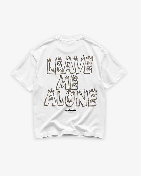 Heavy Oversized Tee - Leave Me Alone