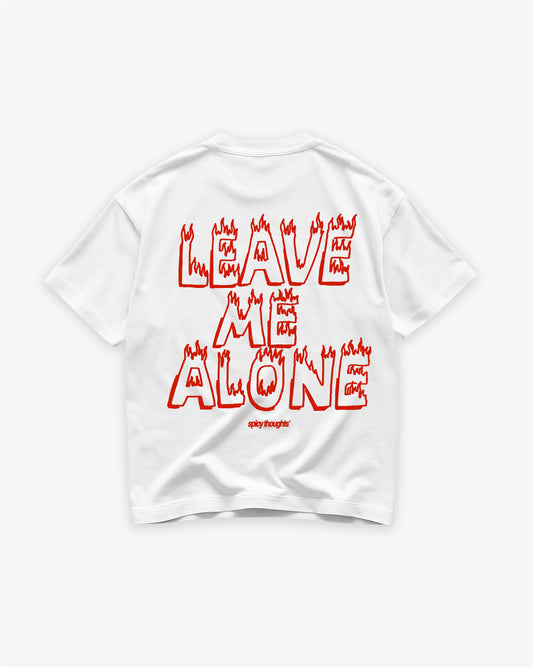 Heavy Oversized Tee - Leave Me Alone