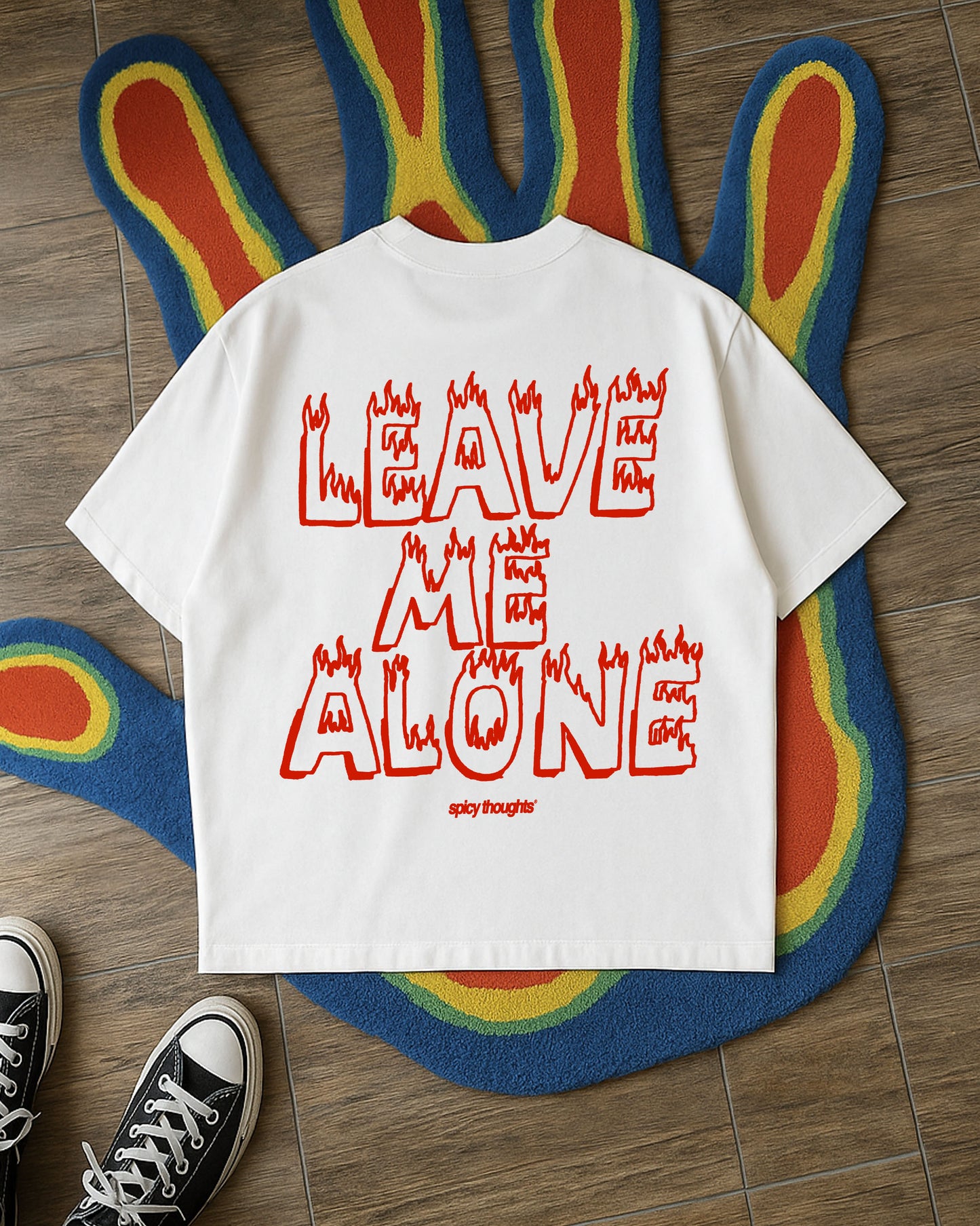 Heavy Oversized Tee - Leave Me Alone