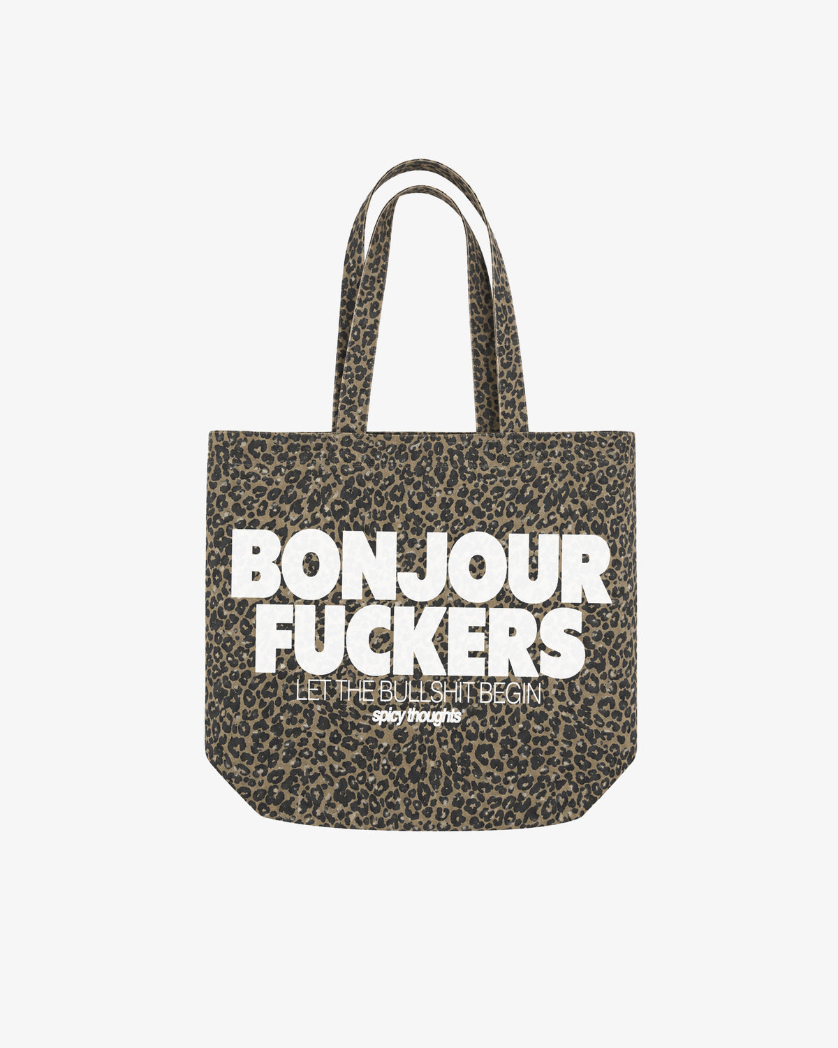Tote Bag Leopard - Bonjour Fuckers