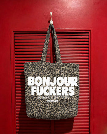 Tote Bag Leopard - Bonjour Fuckers