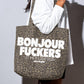 Tote Bag Leopard - Bonjour Fuckers