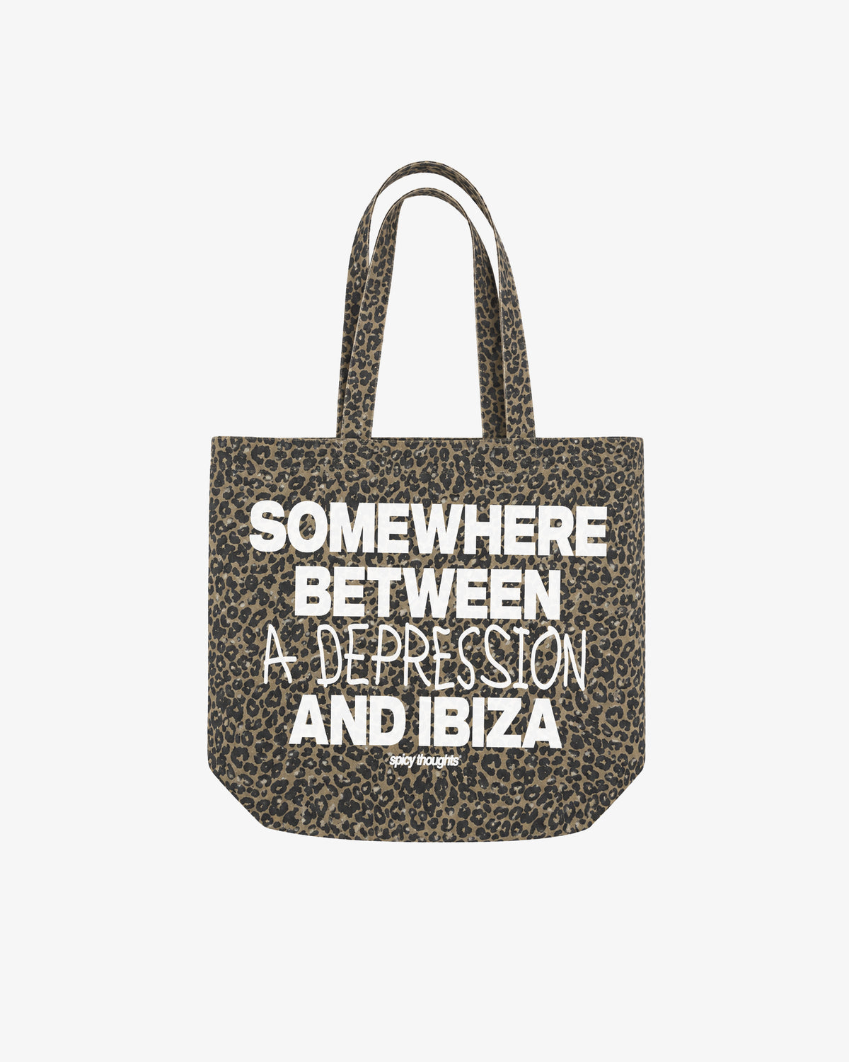 Tote Bag Leopard - Somewhere Between a Depression and Ibiza