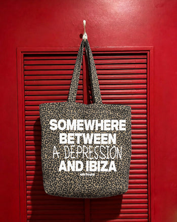 Tote Bag Leopard - Somewhere Between a Depression and Ibiza
