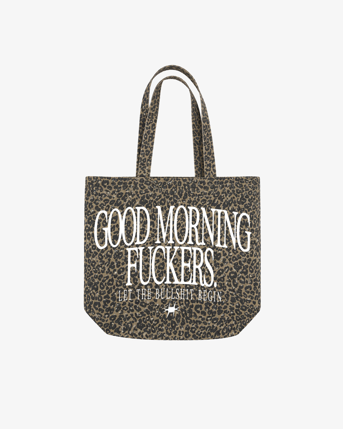 Tote Bag Leopard - Good Morning Fuckers
