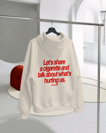 Oversized Hoodie - Let’s Share a Cigarette
