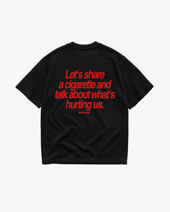 Heavy Oversized Tee - Let’s Share a Cigarette