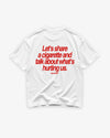 Heavy Oversized Tee - Let’s Share a Cigarette