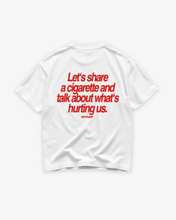 Heavy Oversized Tee - Let’s Share a Cigarette