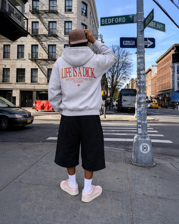 Oversized Hoodie - Life Is A Dick